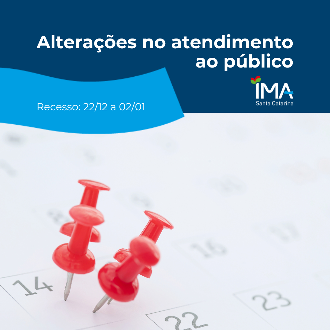 Alterações no atendimento ao público2025