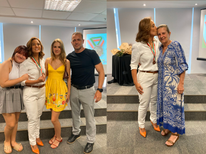 Mariane e familia